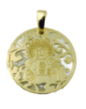 Medalla Virgen de Amargura (Paso Blanco de Lorca) plata de ley y nácar®. 25mm
