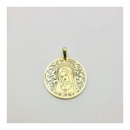 Medalla Virgen de la Cueva (Segorve) plata de ley®. 35mm
