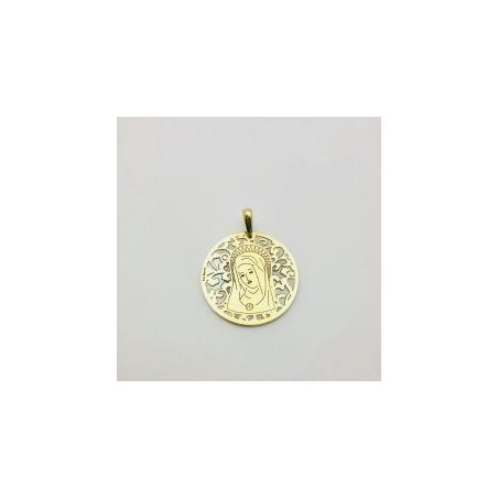 Medalla Virgen de la Cueva (Segorve) plata de ley®. 35mm