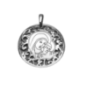 Medalla Virgen del Camino en plata de ley y diamante®. 35mm