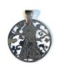 Medalla Virgen de los Desamparados plata de ley®. 25mm
