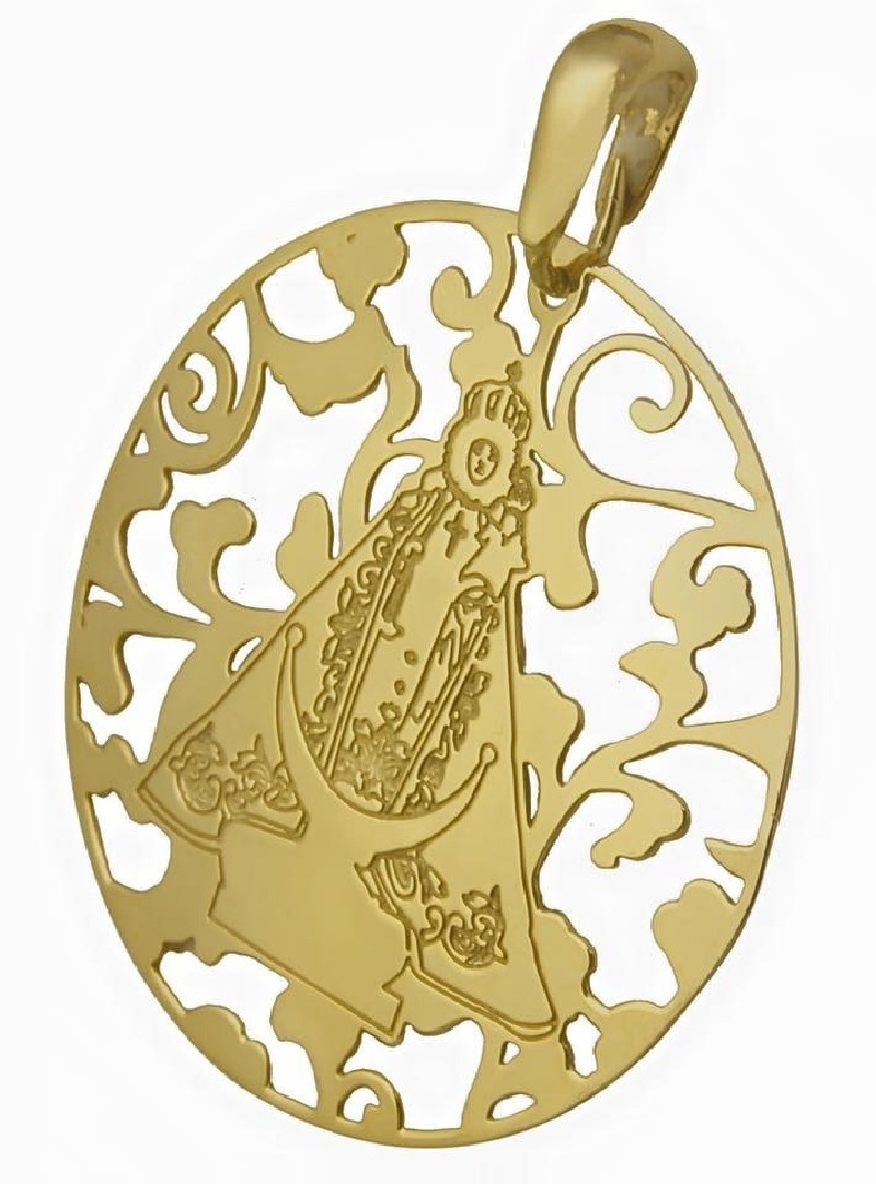 Medalla Virgen de la Fuensanta plata de ley®. 25mm