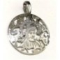 Medalla Virgen Medjugorje plata de ley®. 25mm
