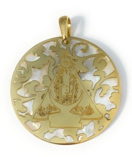 Medalla Virgen de la Fuensanta en plata de ley®. 40mm