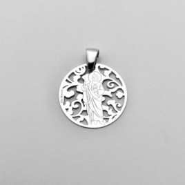 Medalla San Judas Tadeo en plata de ley 925mm.

Tamaño 25mm