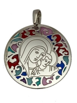Medalla Virgen del Camino en plata de ley y esmalte.

Tamaño 35mm