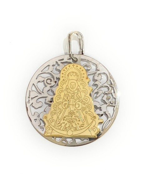Medalla Virgen del Rocío plata de ley®. 35mm