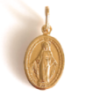 Medalla Virgen de la Milagrosa plata de ley. 18mm