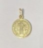 Medalla San Benito en plata de ley. 8mm