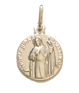Medalla San Judas Tadeo en plata de ley