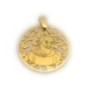 Medalla Padre Pío plata de ley y nácar®. 25mm