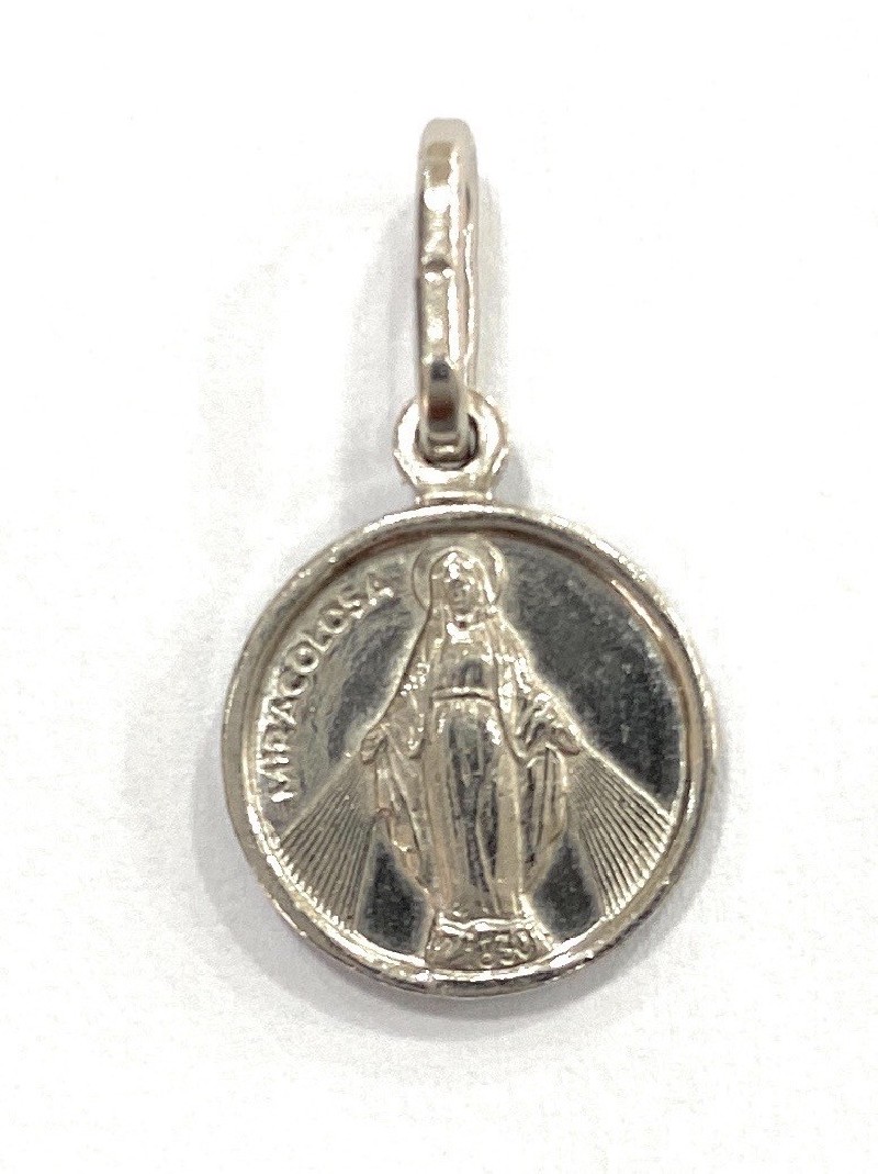 Medalla Virgen de la Milagrosa en plata de ley.

Tamaño: 11mm