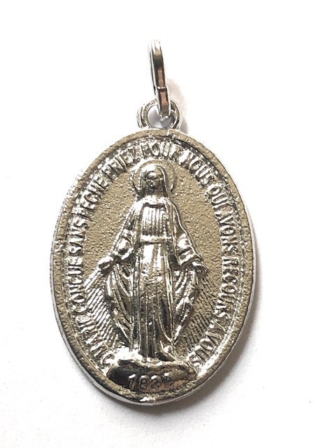 Medalla Virgen de la Milagrosa 25 mm
