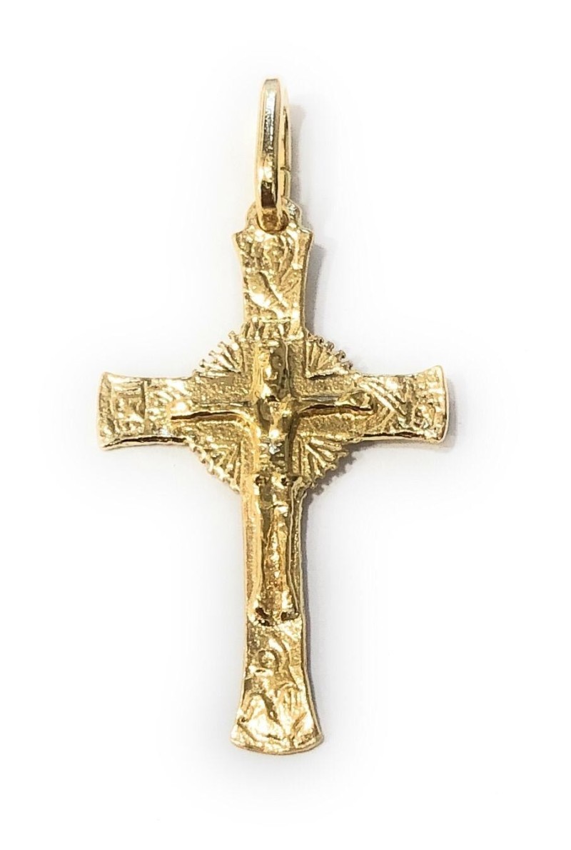 Cruz Gloriosa Camino Neocatecumenal en plata de ley cubierta de oro de 18kt

Tamaño: 25mm + 7mm reasa