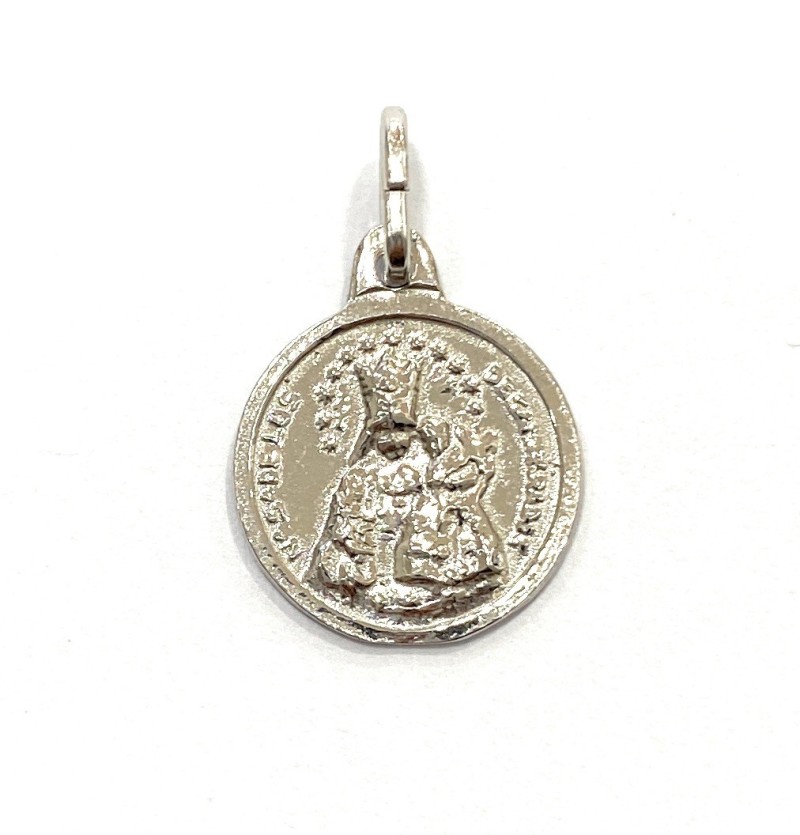 Medalla Virgen de los Desamparados plata de ley