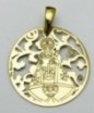 Medalla Virgen de Covadonga o Virxe de Cuadonga plata de ley®. 25mm