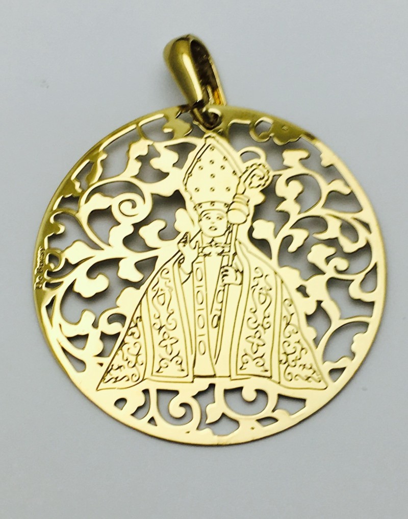 Medalla San Fermín plata de ley. 40mm