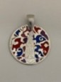 Medalla Virgen de Fátima en plata de ley y esmalte®