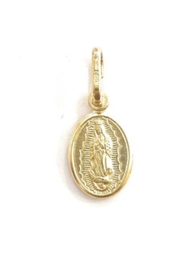 Medalla Virgen de Guadalupe (Mexico) plata de ley. 11mm