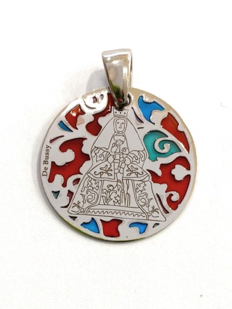 Medalla Virgen de los Reyes (Sevilla) en plata de ley y esmalte®