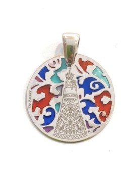 Medalla Virgen de Loreto plata de ley®. 25mm