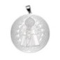 Medalla Virgen del Mar Plata Ley 925m