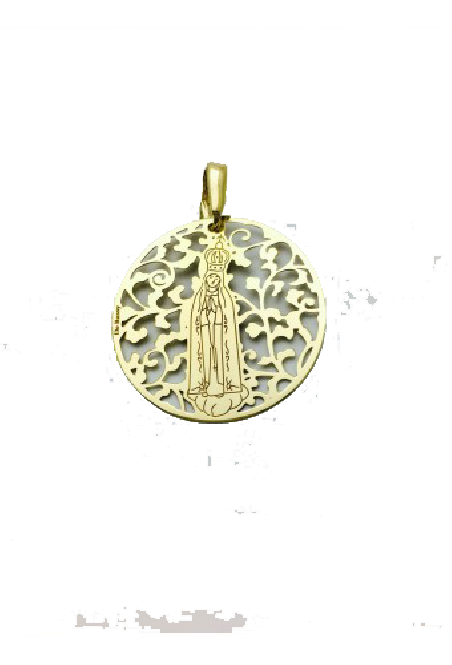 Medalla Virgen de Fátima en plata de ley®