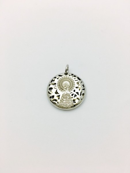 Medalla Virgen Pilar en Plata de Ley®. 20mm
