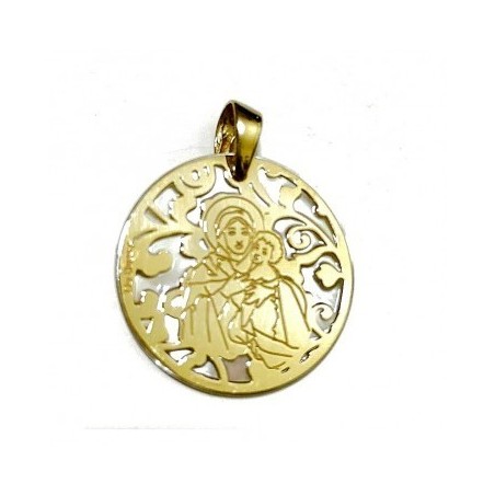 Medalla Virgen Schoenstatt plata de ley®. 25mm