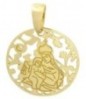 Medalla Virgen del Carmen plata de ley y nácar®. 25mm
